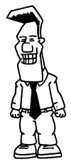 A strangely warped and stretched Edgar.
